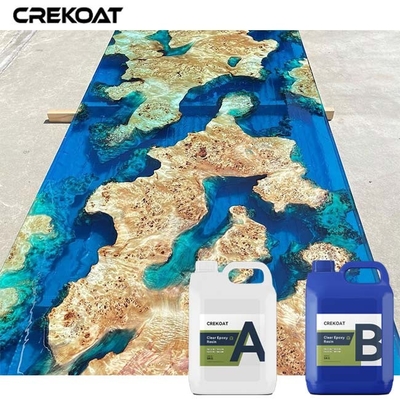 De rivierlijsten gieten Epoxyhars diep 2/1 dik Gegoten Hars en Verharder