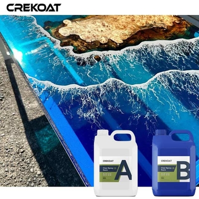 De rivierlijsten gieten Epoxyhars diep Hoge Transparante Glashelder