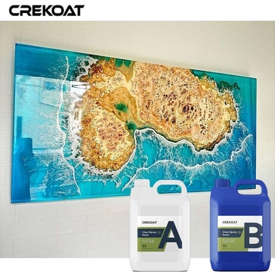 4 duim Diep giet Epoxyhars de UV Bestand Hars van Rivierlijsten