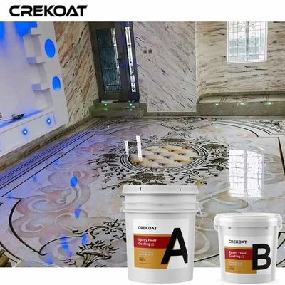 Gray Garage Metallic Epoxy Floor-Deklaag voor Tentoonstellingszalen en Restaurants