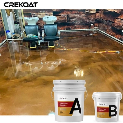 Urethane Deklaag van de Bovenlagen de Metaal Epoxyvloer voor Commercieel Restaurant