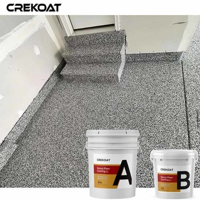 Deklaag van de de Vlokvloer van MSDS de Epoxy voor Concrete Verbeterde Veiligheid weerstaat Zware Ladingen