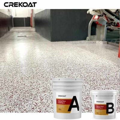 Het bureau plaatst de Epoxydeklaag van de Vlokvloer tegen Zwaar Effecten en Chemisch product uit elkaar