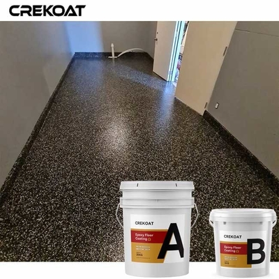 Commerciële Gebiedenverf Chip Epoxy Floor Coating With dat Decoratieve Vlokken mengt