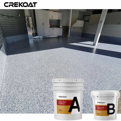 Ecologisch Epoxyvlokvloer die Naadloze Concrete Bevloering met een laag bedekken