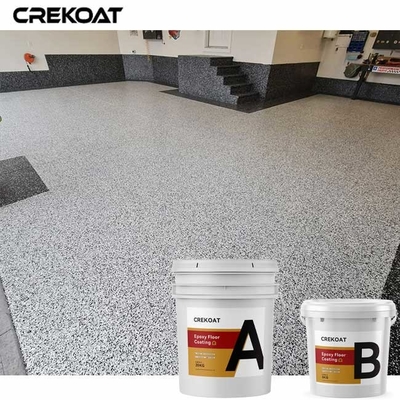 De commerciële Epoxydeklaag van de Vlokvloer in de Garage van de Bureaudetailhandel