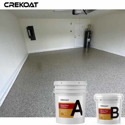 Langdurige Epoxy de Deklaagverf van de Vlokvloer met Grey Color Chips