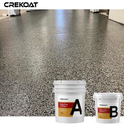 Oplosmiddelvrij epoxyvlokvloercoating Elastische en flexibele vloersysteem
