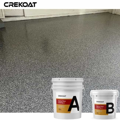 Epoxy de Vlokvloer die van douanepatronen Laag Onderhoud Gemakkelijk schoon te maken met een laag bedekken