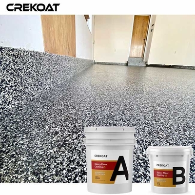 Van de de Vlokvloer van MSDS Epoxy van de Deklaagkrassen Bestand Gemakkelijk schoon te maken