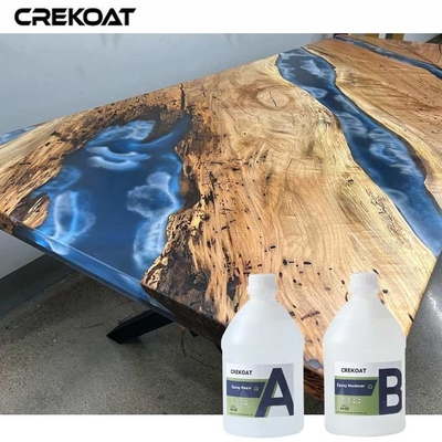 Helder epoxy hars verharden uitstekend voor het maken van high-end hars bureaubladen