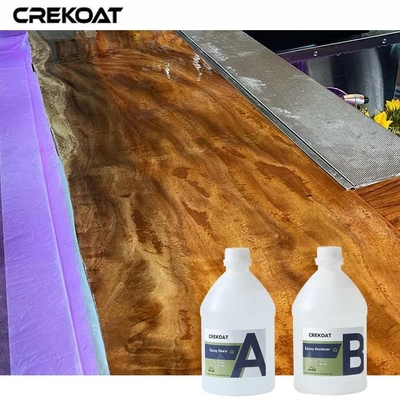 Hoogglanzend, helder, doordringend, epoxyverzegelingsmiddel, spiegelvormig, premium look