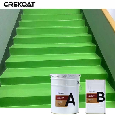 Een hoogbouwde, niet-glijdende epoxyvloercoating biedt een robuuste bescherming