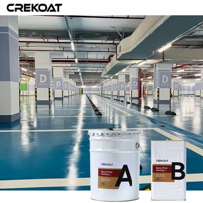 Epoxy vloercoating met een lage viscositeit die niet glijdt, dringt diep in het beton en zorgt voor sterke hechting