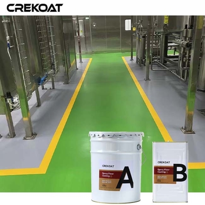 Industriële sterkte Epoxy vloercoating Zelfprimen Tijdbesparing tijdens het aanbrengen