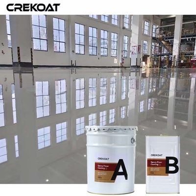 UV-bestendige industriële epoxyvloercoating Marmertechnieken creëren organische patronen