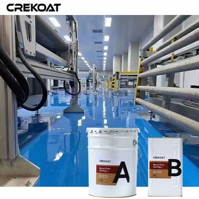 Texturele epoxycoatings Niet-glijdende epoxyvloercoating in gebieden met veel verkeer
