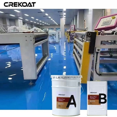 Texturele epoxycoatings Niet-glijdende epoxyvloercoating in gebieden met veel verkeer