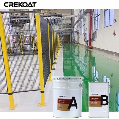 Industriële sterkte Epoxy vloercoating Zelfprimen Tijdbesparing tijdens het aanbrengen