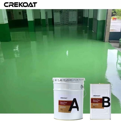 Een hoogbouwde, niet-glijdende epoxyvloercoating biedt een robuuste bescherming