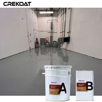 Zelfnivellerende industriële doorzichtige epoxyvloercoating met decoratieve vinylvlokken