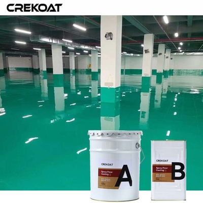 Unieke patronen Epoxy industriële vloerverf Creëer een glanzende metalen uitstraling
