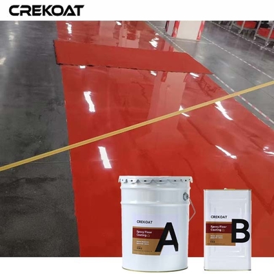 Hoogbouw industriële epoxy vloercoating kan worden toegepast in dikke lagen