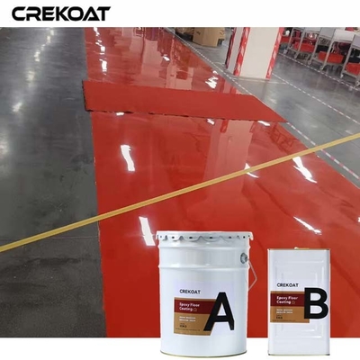 Hoogbouw industriële epoxy vloercoating kan worden toegepast in dikke lagen
