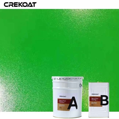 Niet-glijdende industriële epoxy vloercoating kan worden gecombineerd hars met aggregaat