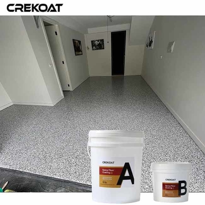Transparante polyaspartic garagecoating levendige kleur kleefmiddel voor beton
