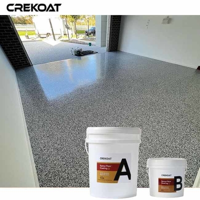 Transparante polyaspartic garagecoating levendige kleur kleefmiddel voor beton