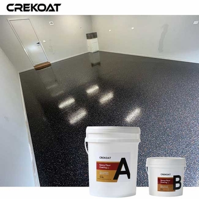 Makkelijk te herlappen epoxy en polyaspartic garage vloer geschikt voor kelders