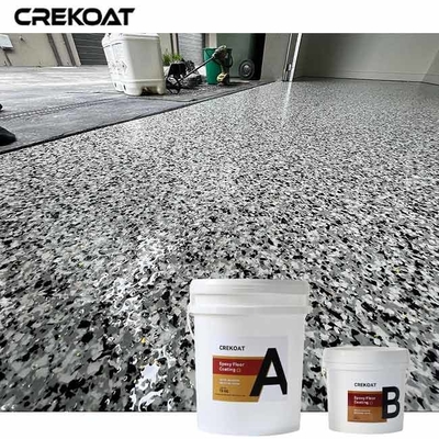 Snellere genezingstijden Polyaspartic Garage Floor Coating Superieure UV-stabiliteit