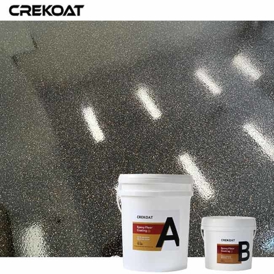 Krabstoestand Garage vloercoating Polyaspartic snelle omzetting binnen enkele uren