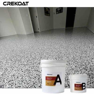 Vinnige installatie Polyaspartic Coating Niet-vergeelend hoogglanzend afwerking