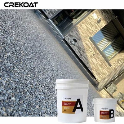 Epoxy-steen op waterbasis, milieuvriendelijke formulering voor een vloer