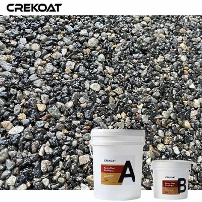 Slip-Resistent Pebble Stone Epoxy Veerkrachtig tegen zwaar voetverkeer