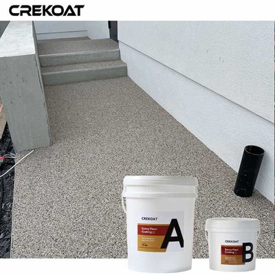 Naadloos glad oppervlak Pebble Stone Epoxy Biedt een veilige, gladde omgeving