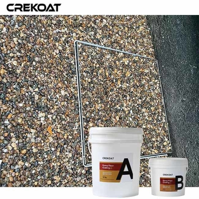 Vinnige verharding Pebble Stone Epoxy Anti-microbiële oppervlak voor een betere hygiëne