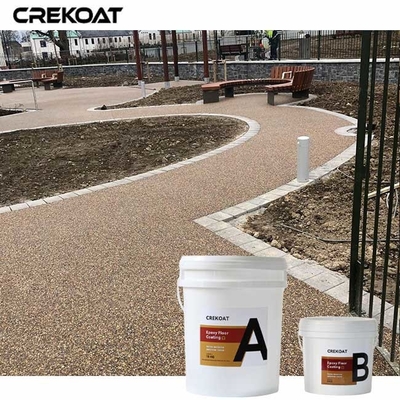 Hoogglanzend epoxyhars gewassen kiezelsteen epoxy anti-slip voor de veiligheid