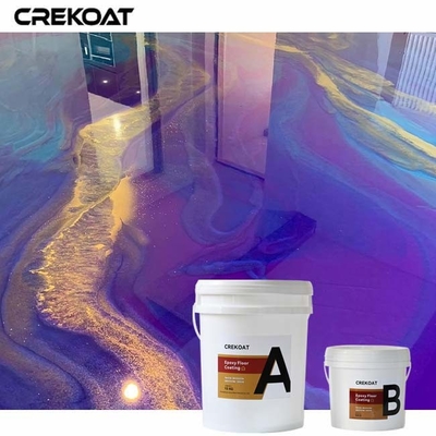 Duurzame paarse metaale epoxyvloercoating voor woon- en bedrijfsomgevingen