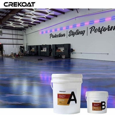 Verbazingwekkende 3D-effecten Metalen epoxy vloercoating voor over bestaande betonnen vloeren