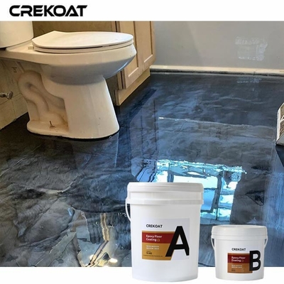 Verbazingwekkende 3D-effecten Metalen epoxy vloercoating voor over bestaande betonnen vloeren