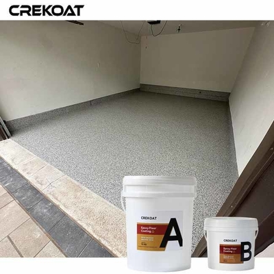 Transparante epoxy-vlokvloercoating met hoge krasbestandheid voor zwaar gebruik