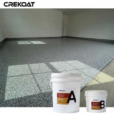 Duurzame epoxy-vlokvloercoating voor gebieden met veel verkeer