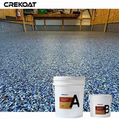 Anti-corrosieve eigenschappen Blauwe epoxyvloer voor industriële doeleinden