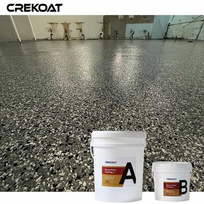 Anti-slip polyaspartic vloercoating met additieven voor gebieden met veel verkeer