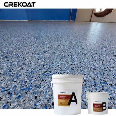 Chipgrootte Vlakvloercoating Epoxy variabiliteit voor unieke textuurpatronen