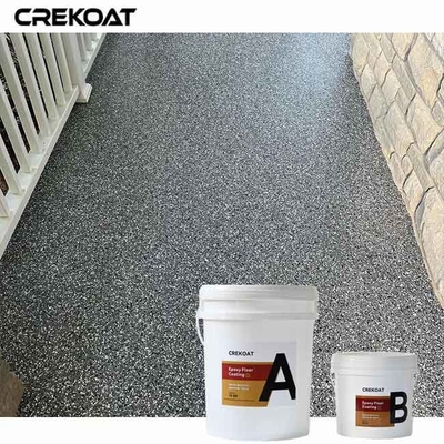 UV-resistentie Epoxy chip vloercoating aanpasbare kleur en ontwerp