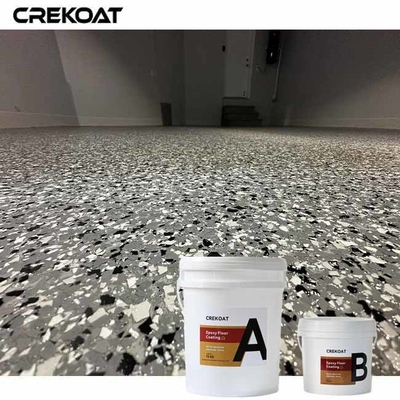 Vinnige harding volledig vlok Epoxy vloercoating voor snelle project voltooiing naadloze afwerking